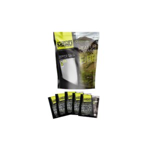 Adventure Menu samoohrev sada 5x20g+ Zipper bag Farba: Biela