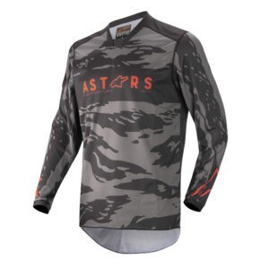 Alpinestars Racer Tactical černá/šedá maskáčová/červená fluo 2022 S