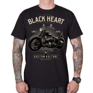BLACK HEART Motorcycle čierna - M
