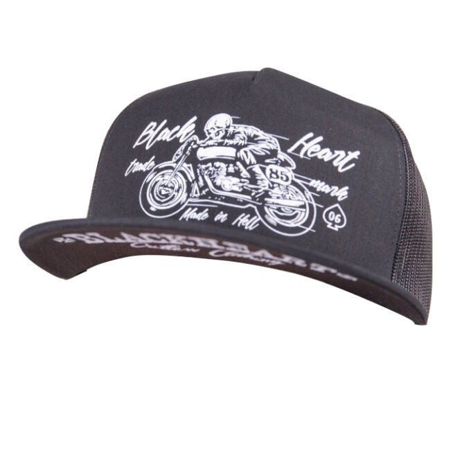 BLACK HEART Vintage Evil Trucker čierna