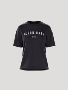 Björn Borg Dám. tričko BB Logo regul. Farba: čierna