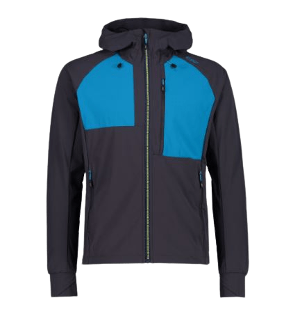 CMP Pán. bunda Man Jacket Fix Hood Farba: Antracit