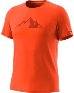 DYNAFIT Pán. tričko Transalper Graphic Farba: oranžová