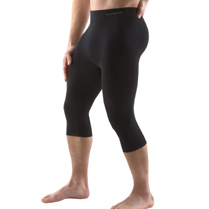 EcoBamboo capri legíny EcoBamboo čierna - S/M