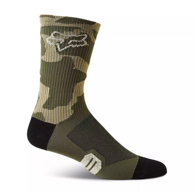 FOX 6" Ranger Sock Green Camo - S/M (39-42)