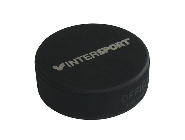 Hokejový puk Intersport Farba: čierna