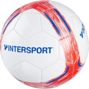 INTERSPORT Futbalová lopta Farba: Bielo - Červená