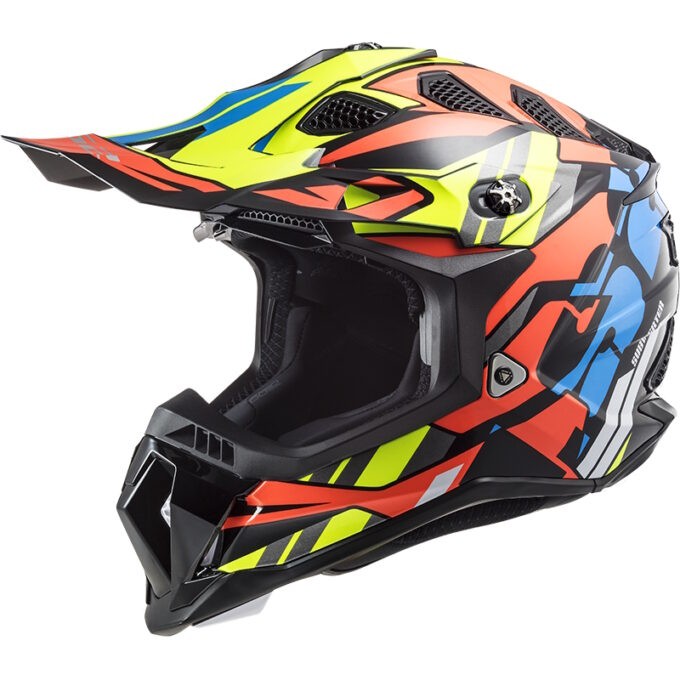 LS2 LS2 MX700 Subverter Rascal Gloss Black Fluo Orange - XS (53-54)