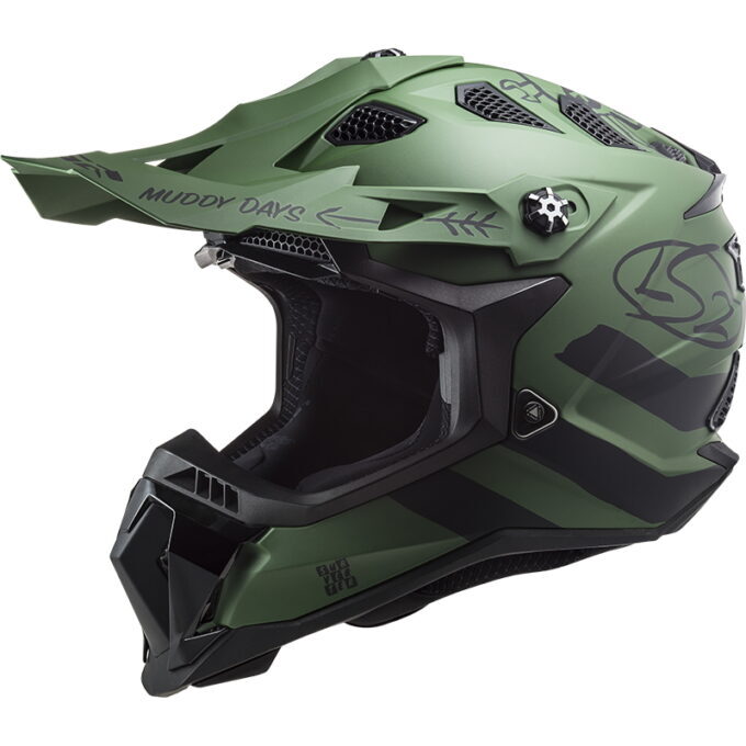 LS2 MX700 Subverter Cargo Matt Military Green - M (57-58)