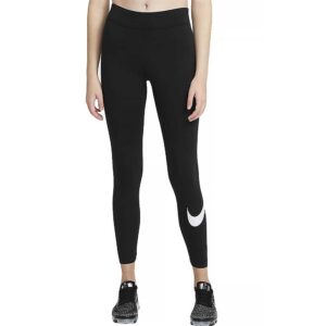 NIKE W NSW Dám. legíny Essntl Lggng Swoo Farba: čierna