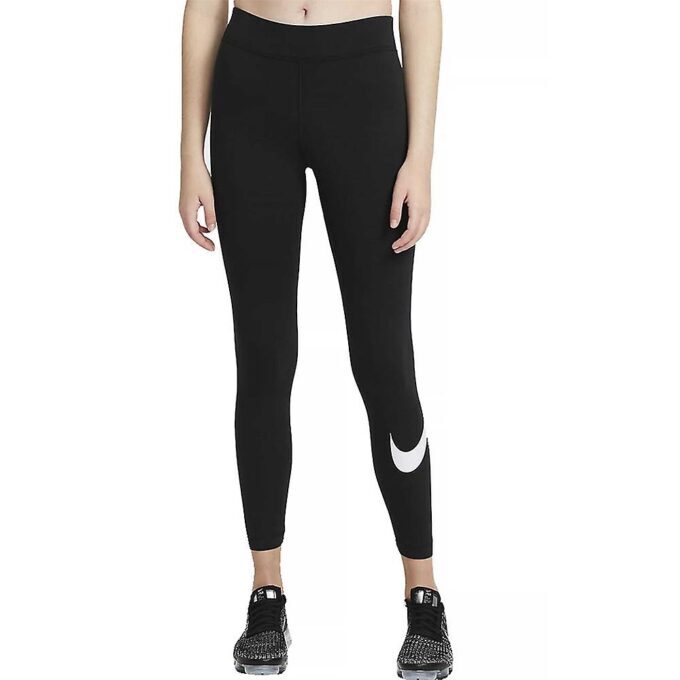 NIKE W NSW Dám. legíny Essntl Lggng Swoo Farba: čierna