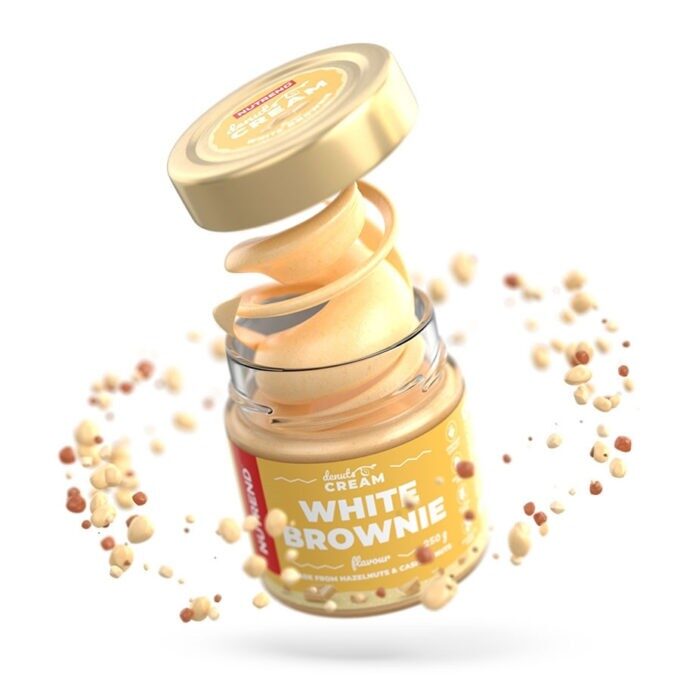 Nutrend Denuts Cream White Brownie 250 g white brownie