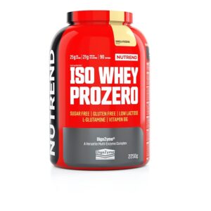 Nutrend ISO WHEY Prozero 2250 g pudingová vanilka