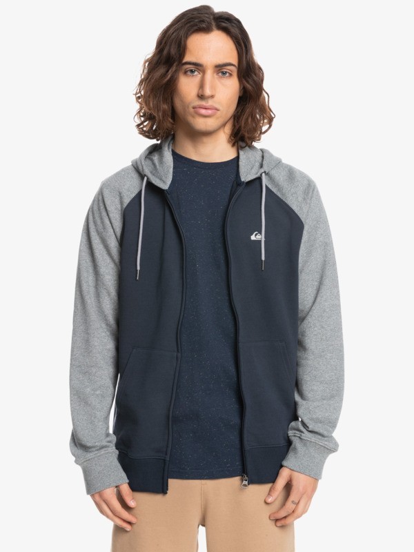 QUIKSILVER Pán. mikina Essentials Zip Farba: Antracit