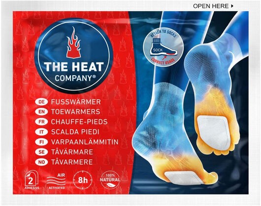 The Heat Company THC ohrievač nôh bal. 3 ks samoohrievací Farba: Biela