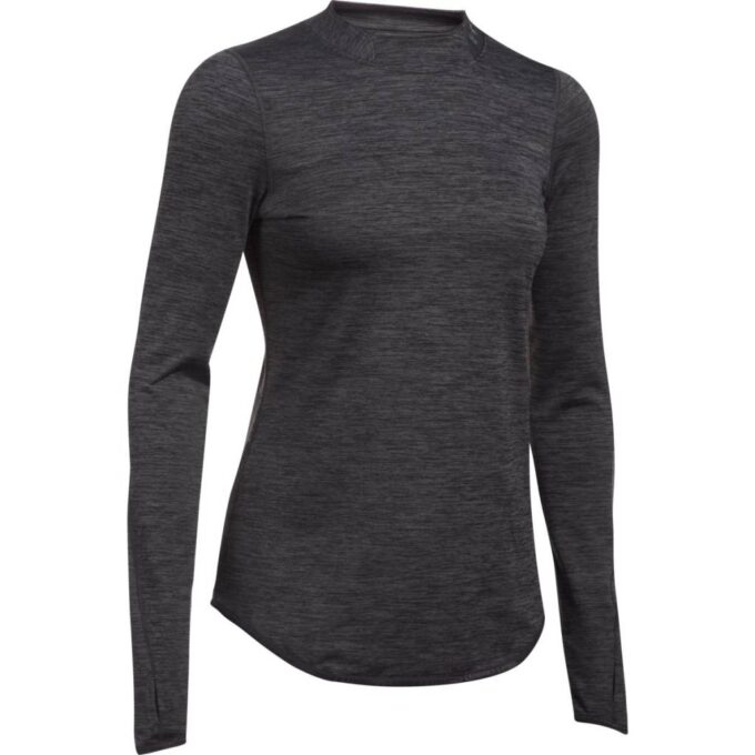 Under Armour Armour CG Armour Mock Carbon Heather /  / Metallic Silver - M