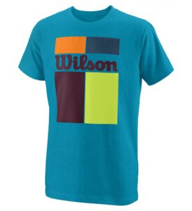 Wilson Chl. tenisové tričko B GRID TECH Farba: Tyrkysová