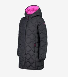 CMP Die. parka s kapucňou Kid G Coat Fix Farba: Antracit