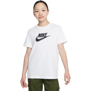 NIKE Die. tričko G Nsw Tee Futura Ss Farba: Biela