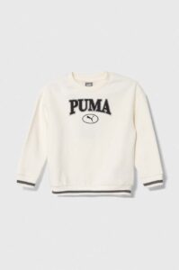 PUMA Die. sveter Squad Crew G Farba: Krémová