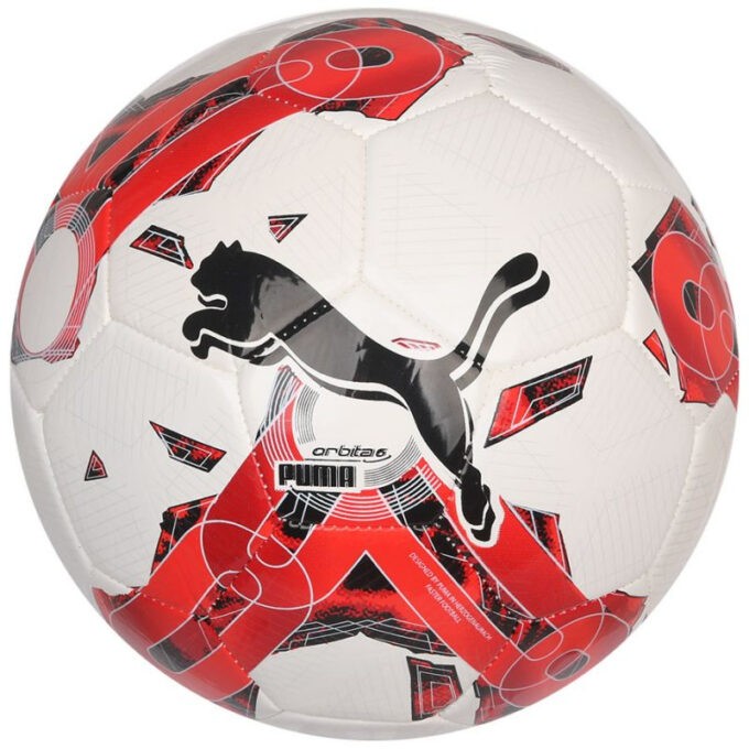 PUMA Futbalová lopta Orbita 6 MS Farba: Strieborná