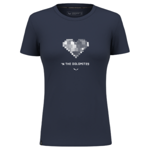 SALEWA Dám. tričko Pure Heart Dry W Farba: Navy