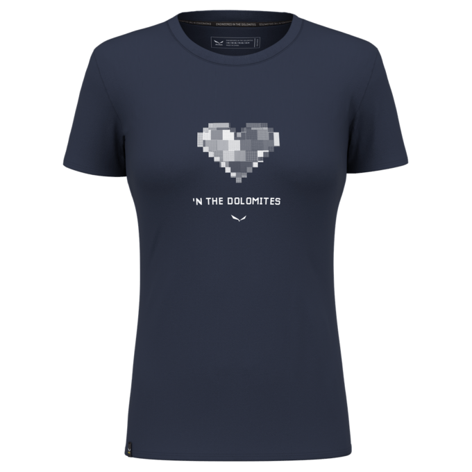 SALEWA Dám. tričko Pure Heart Dry W Farba: Navy