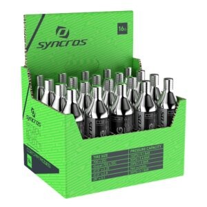 Syncros CO2 Náplň Cartridge treaded Farba: Biela