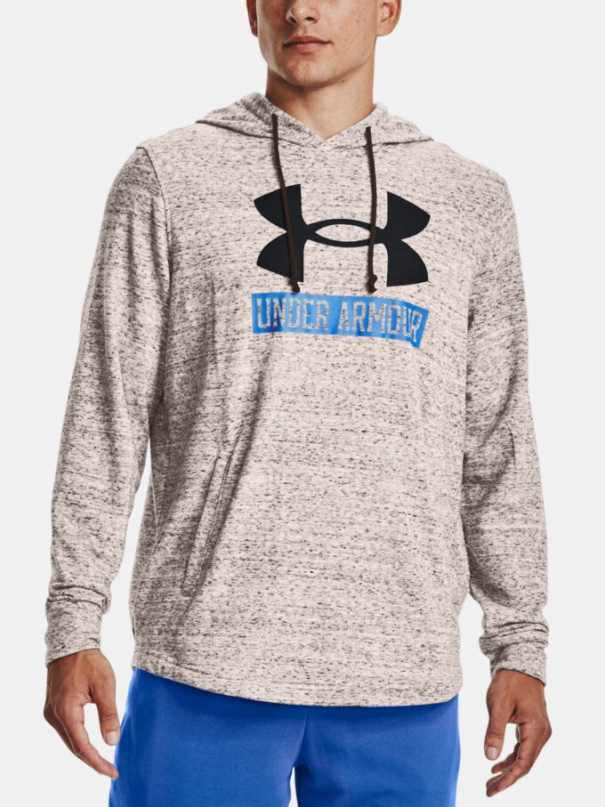 UNDER ARMOUR  Pán. mikina Rival Terry Lo Farba: Krémová