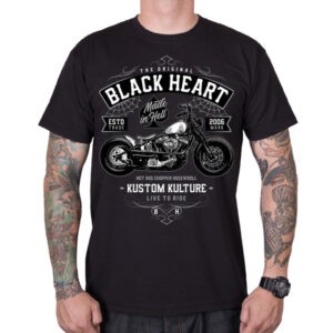 BLACK HEART Moto Kult čierna - M